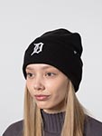 Шапка 47 BRAND арт. B-HYMKR09ACE Detroit Tigers MLB (черный / белый)